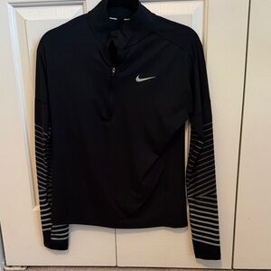 Nike Black Long-Sleeve Half-Zip Performance Pullover